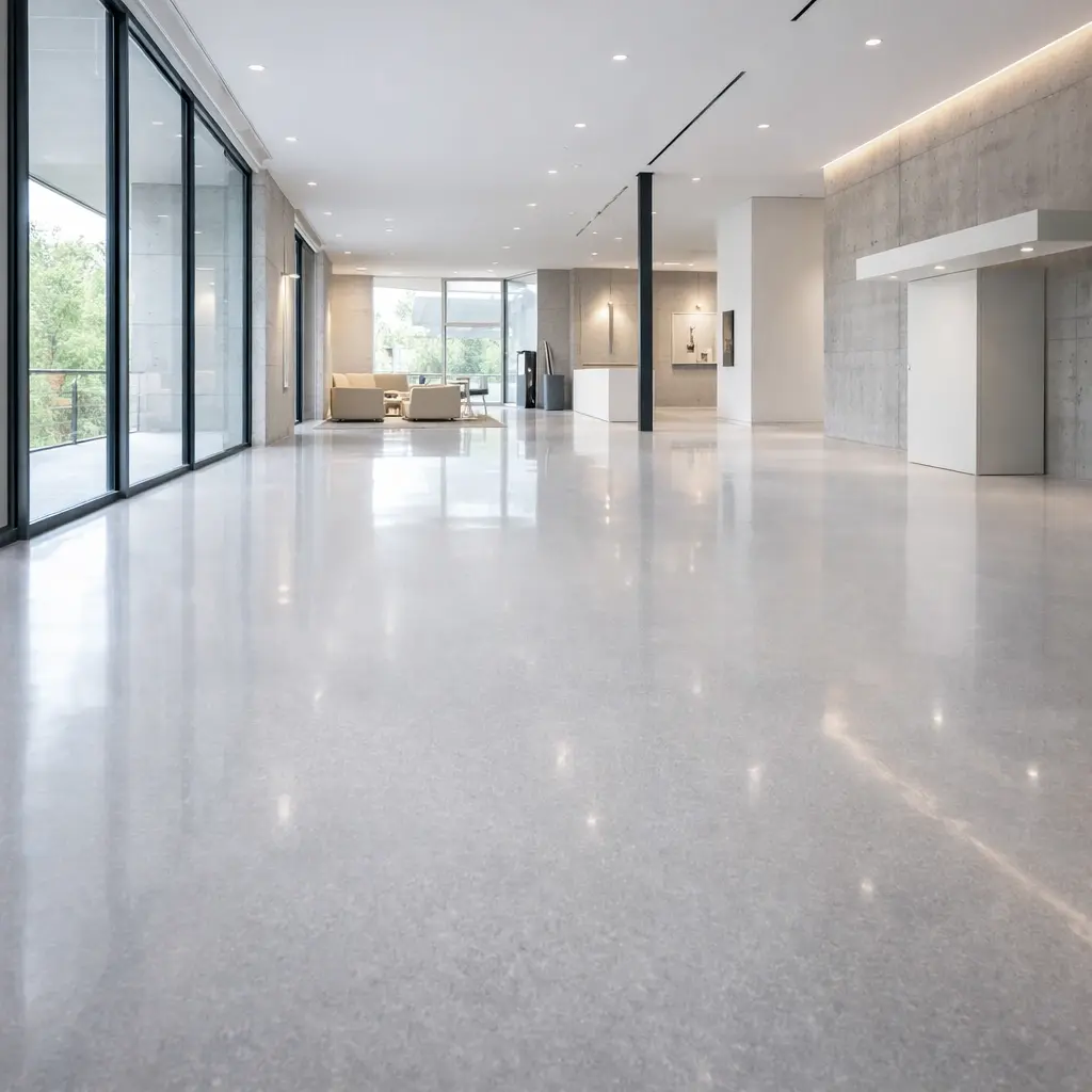 Architectural flooring - modern showroom or premium interior