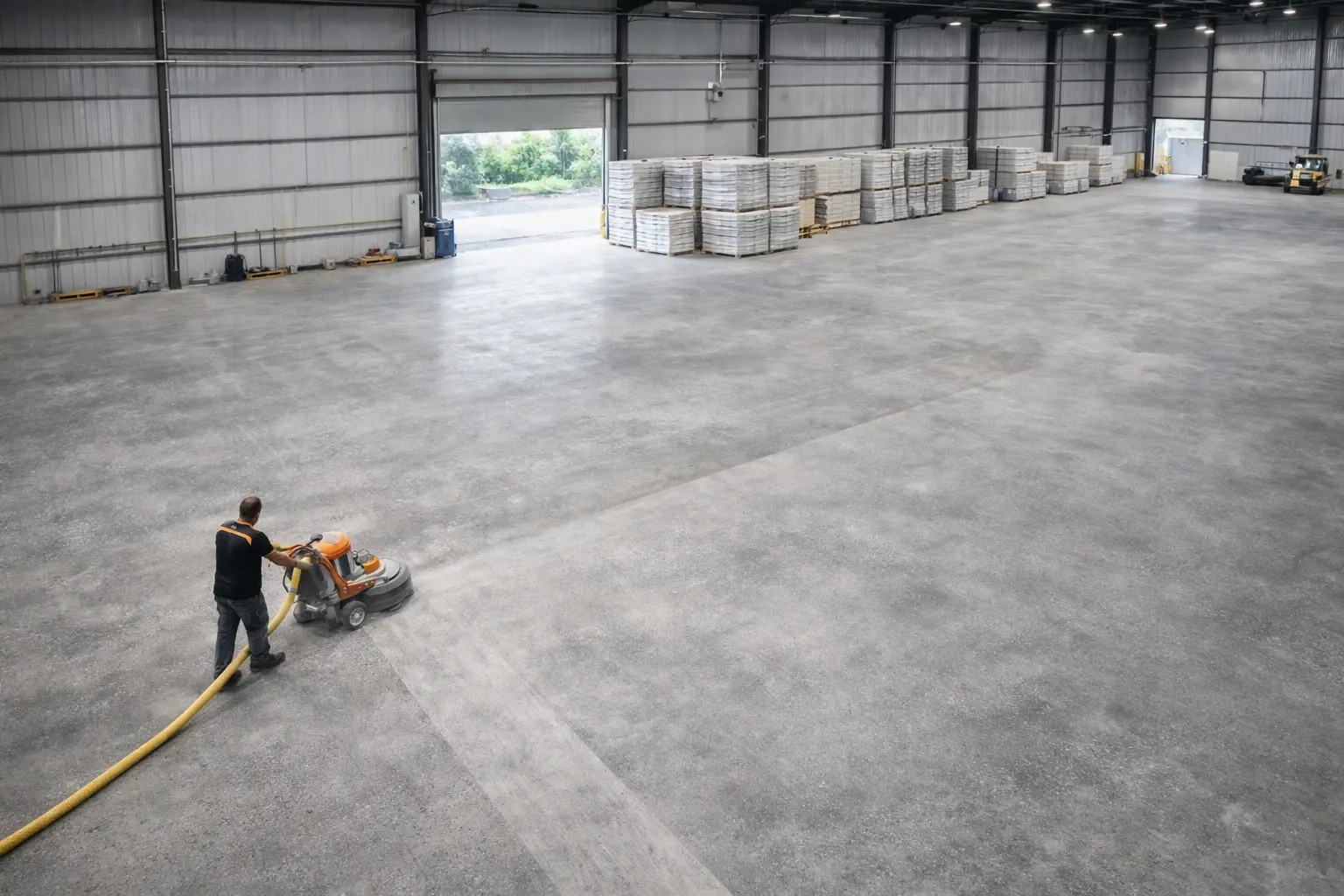 Concrete grinding and surface preparation