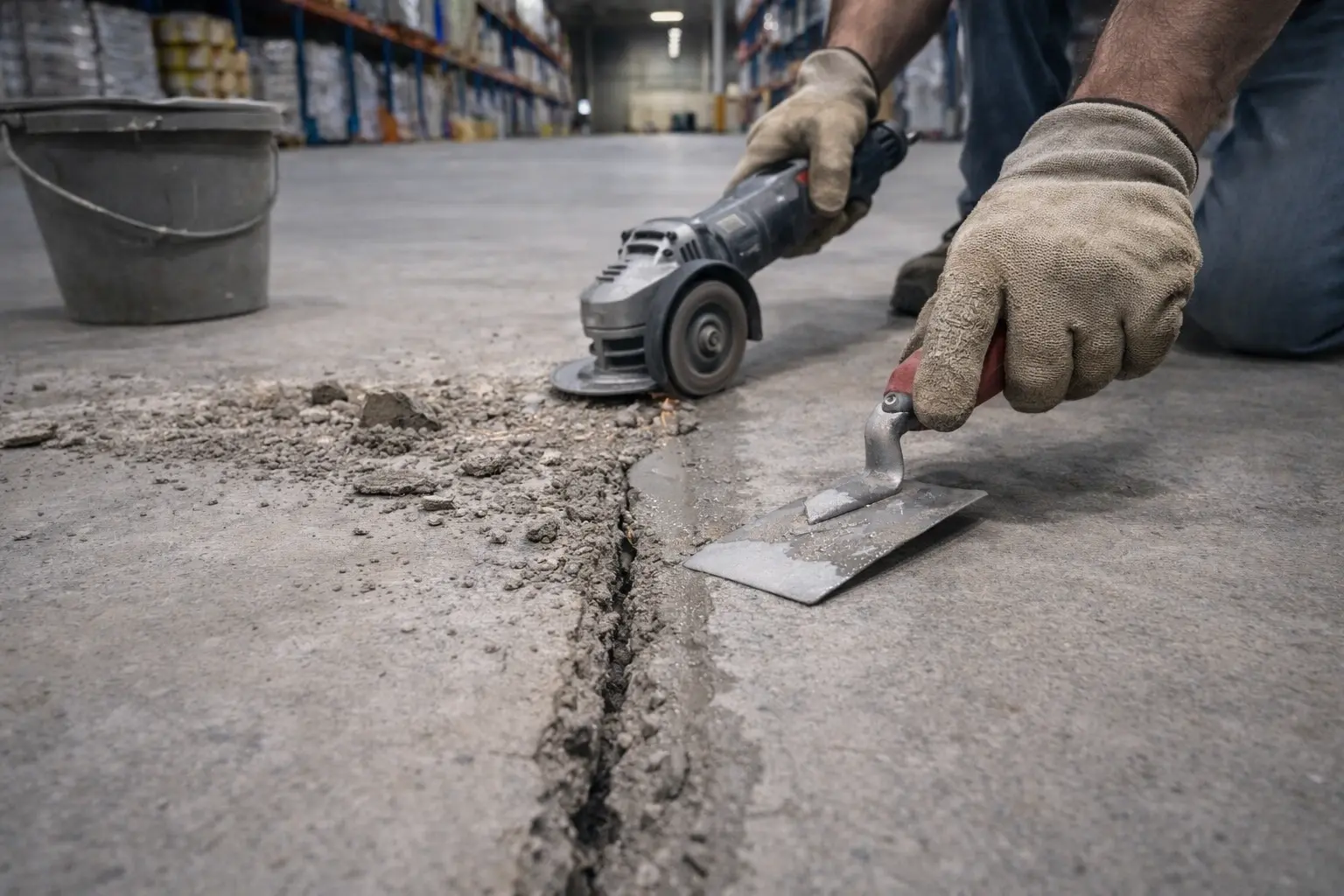 Concrete joint and spalling repair